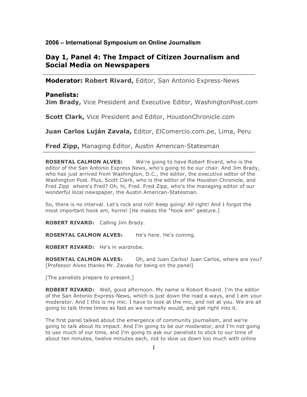 The Impact of Citizen Journalism and Social Media on Newspapers