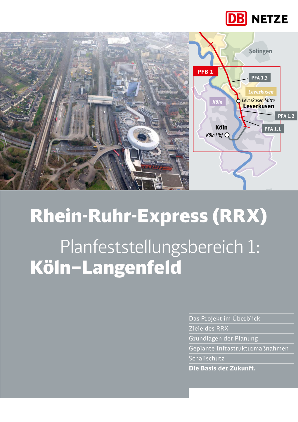 Rhein-Ruhr-Express (RRX)Bonn Planfeststellungsbereich 1: Köln–Langenfeld