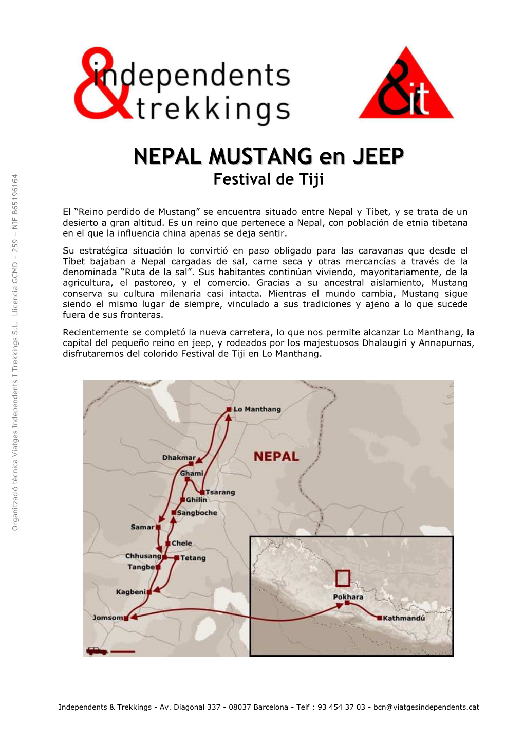 NEPAL MUSTANG En JEEP