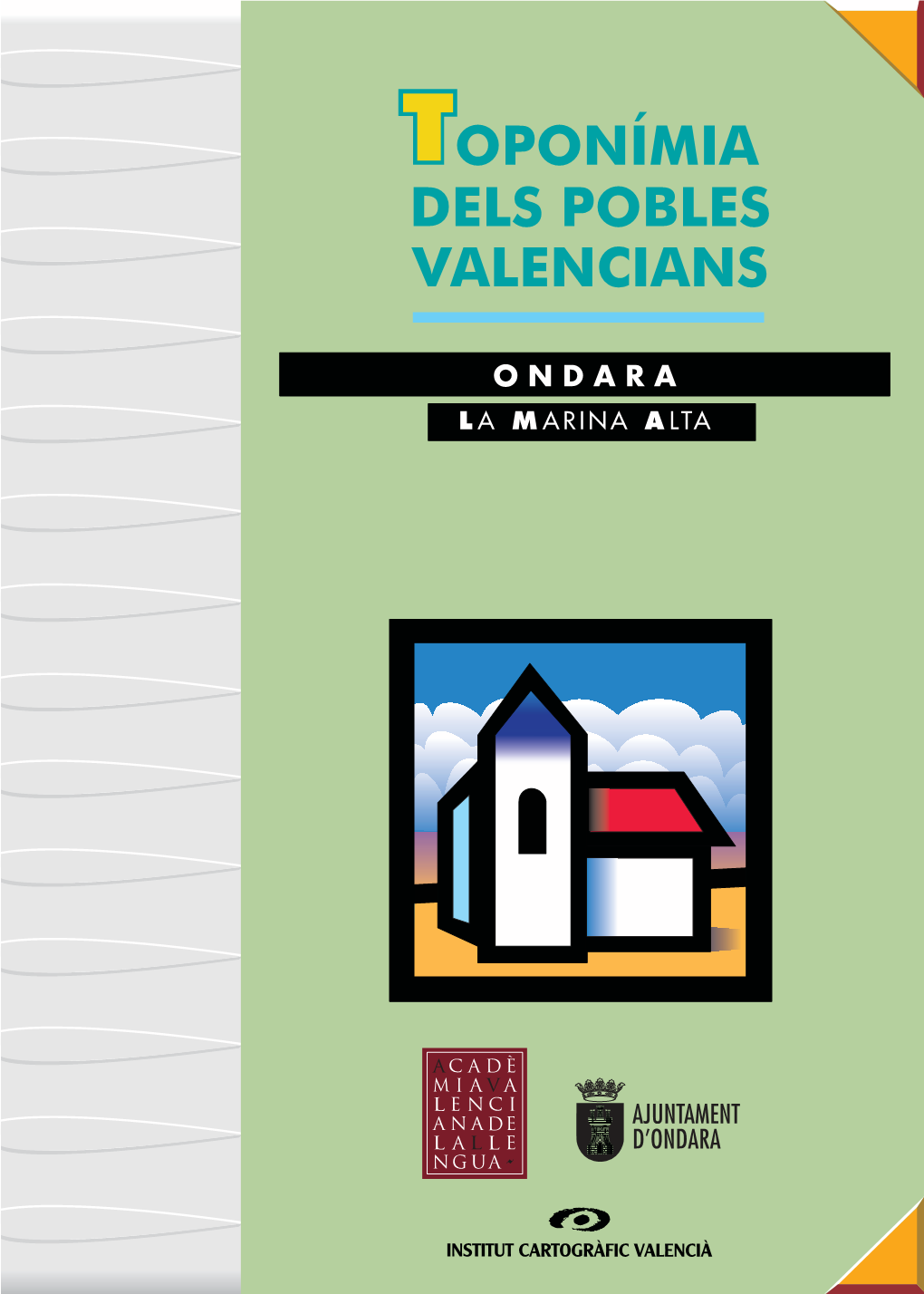 ONDARA | Toponímia Dels Pobles Valencians |