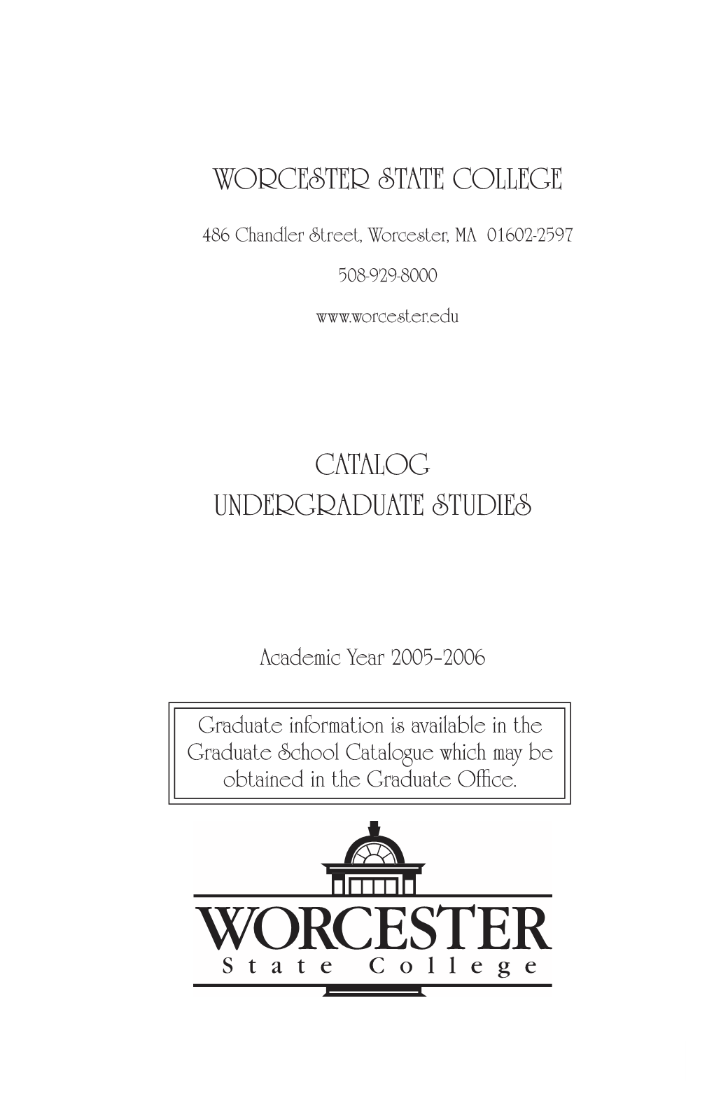 Catalog Undergraduate Studies