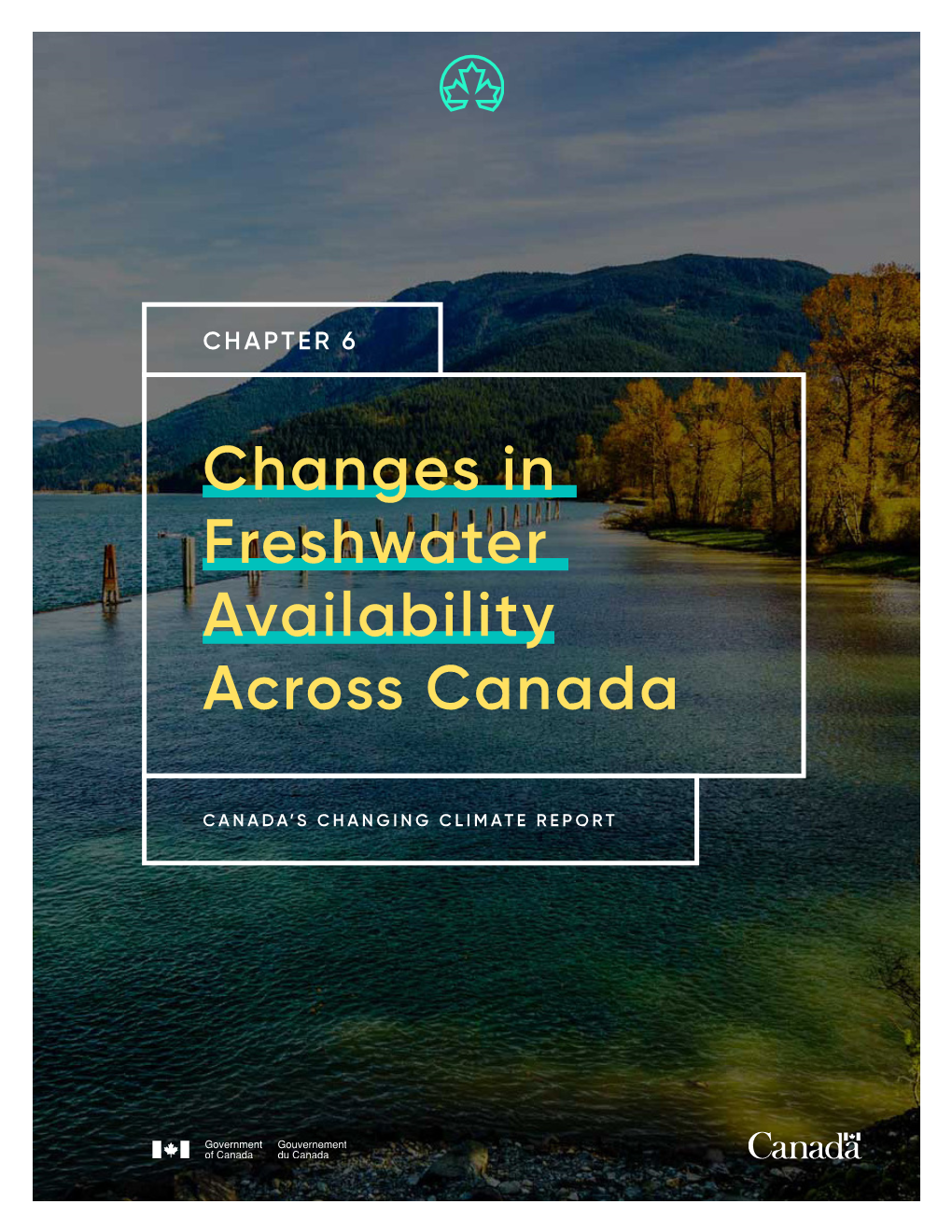 Chapter 6: Changes in Freshwater Availability Across Canada