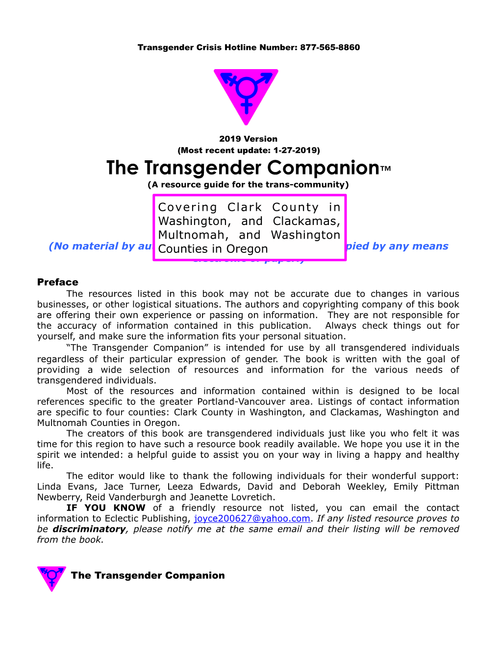 Transgender Companion