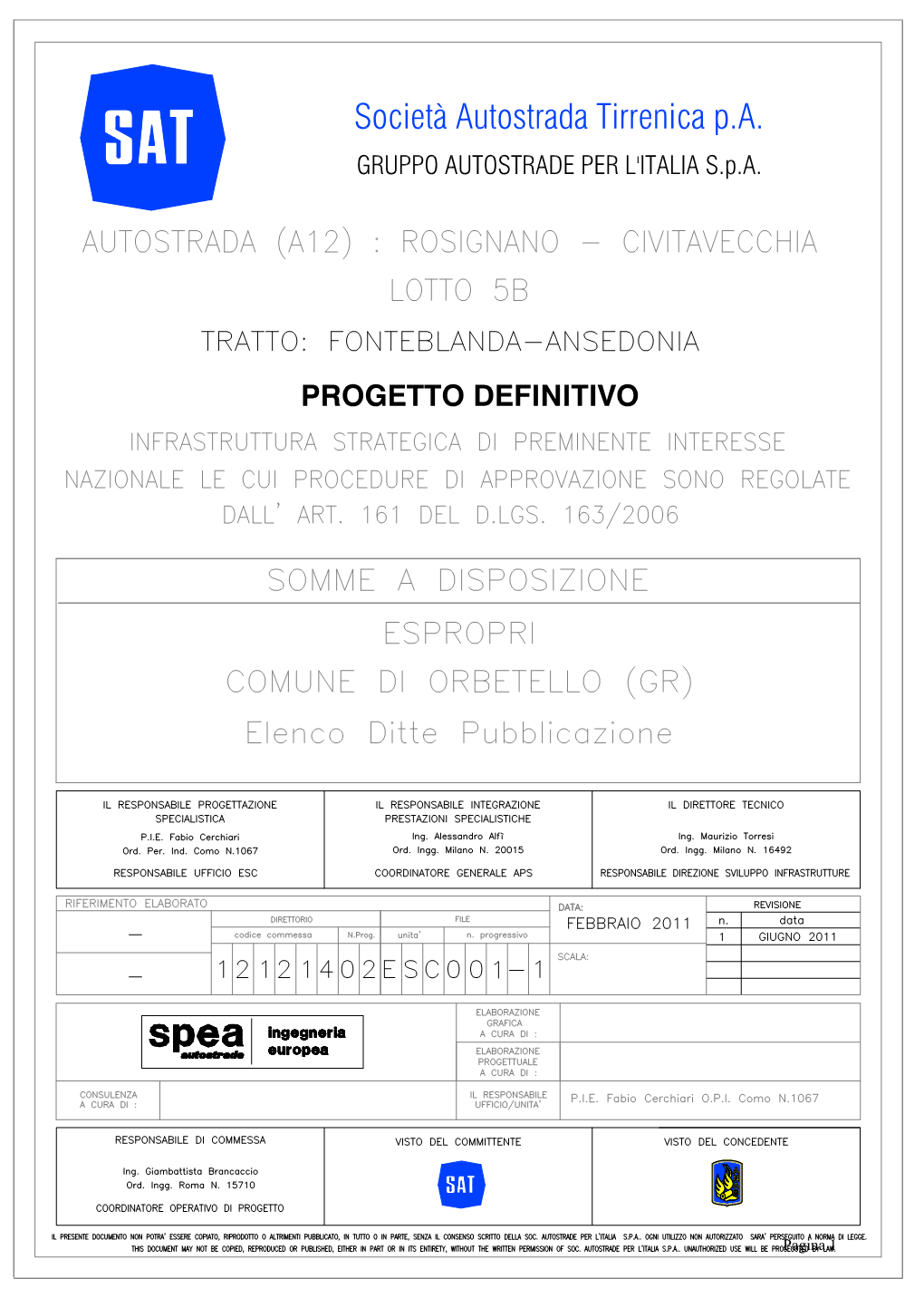 Progetto Definitivo