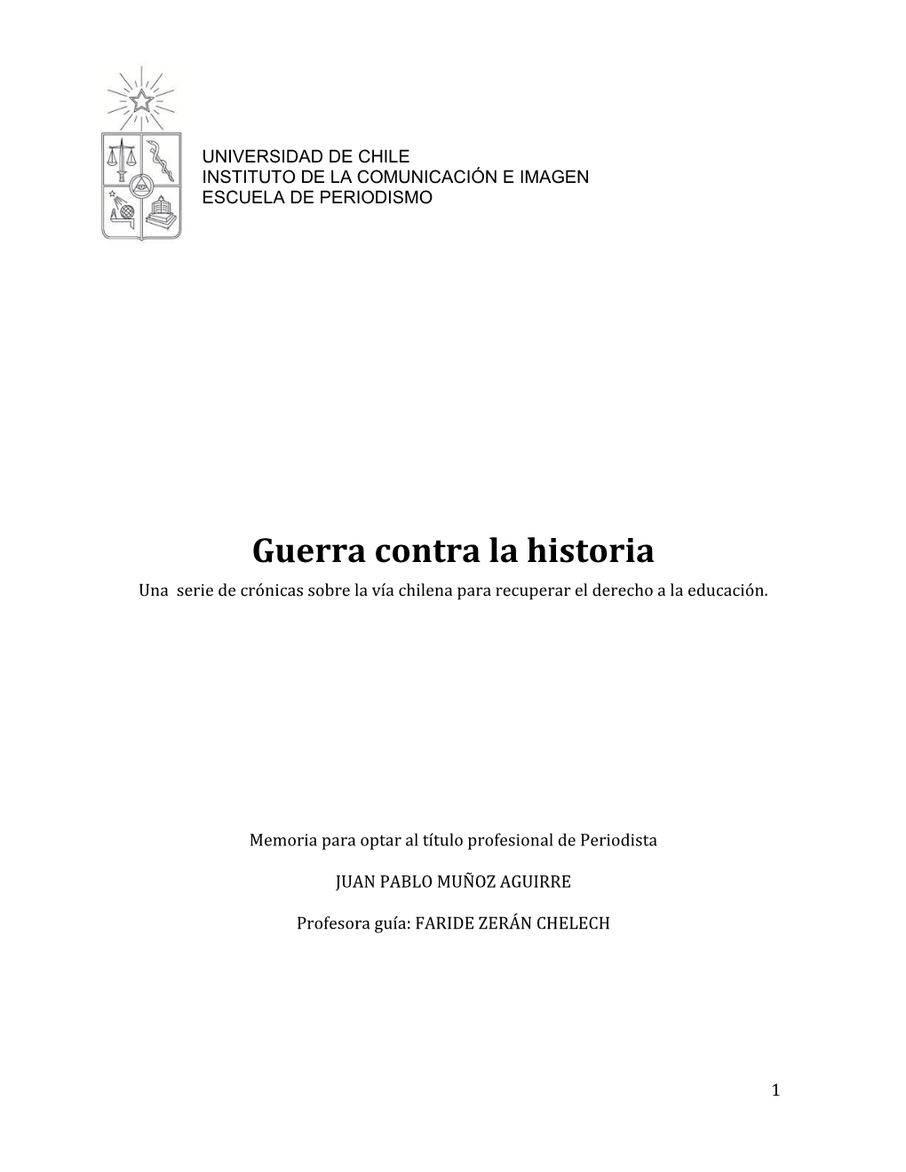 Guerra Contra La Historia