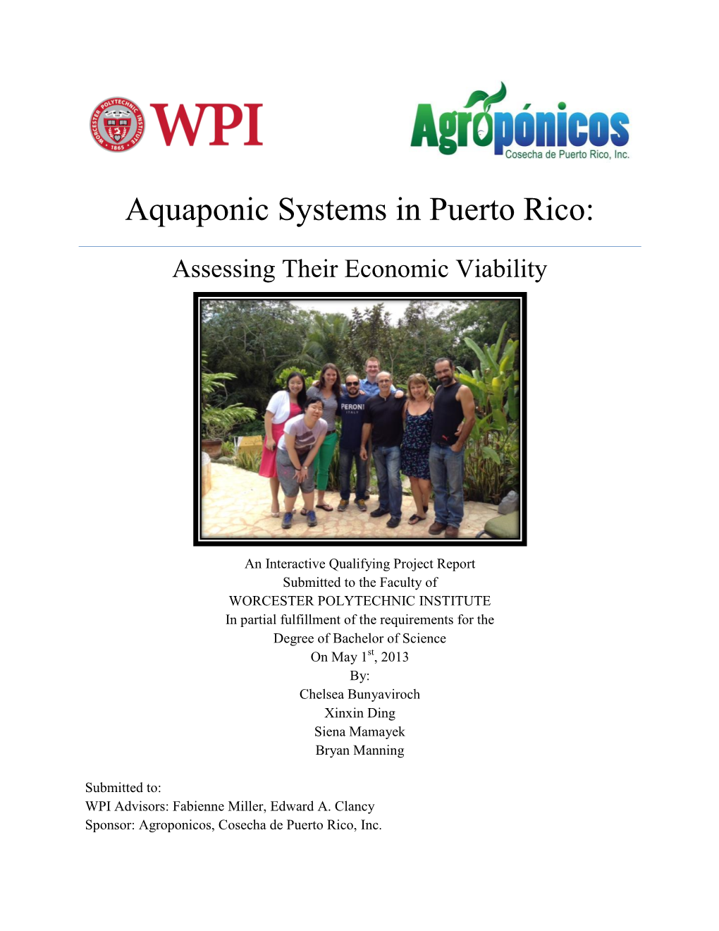 Aquaponic Systems in Puerto Rico