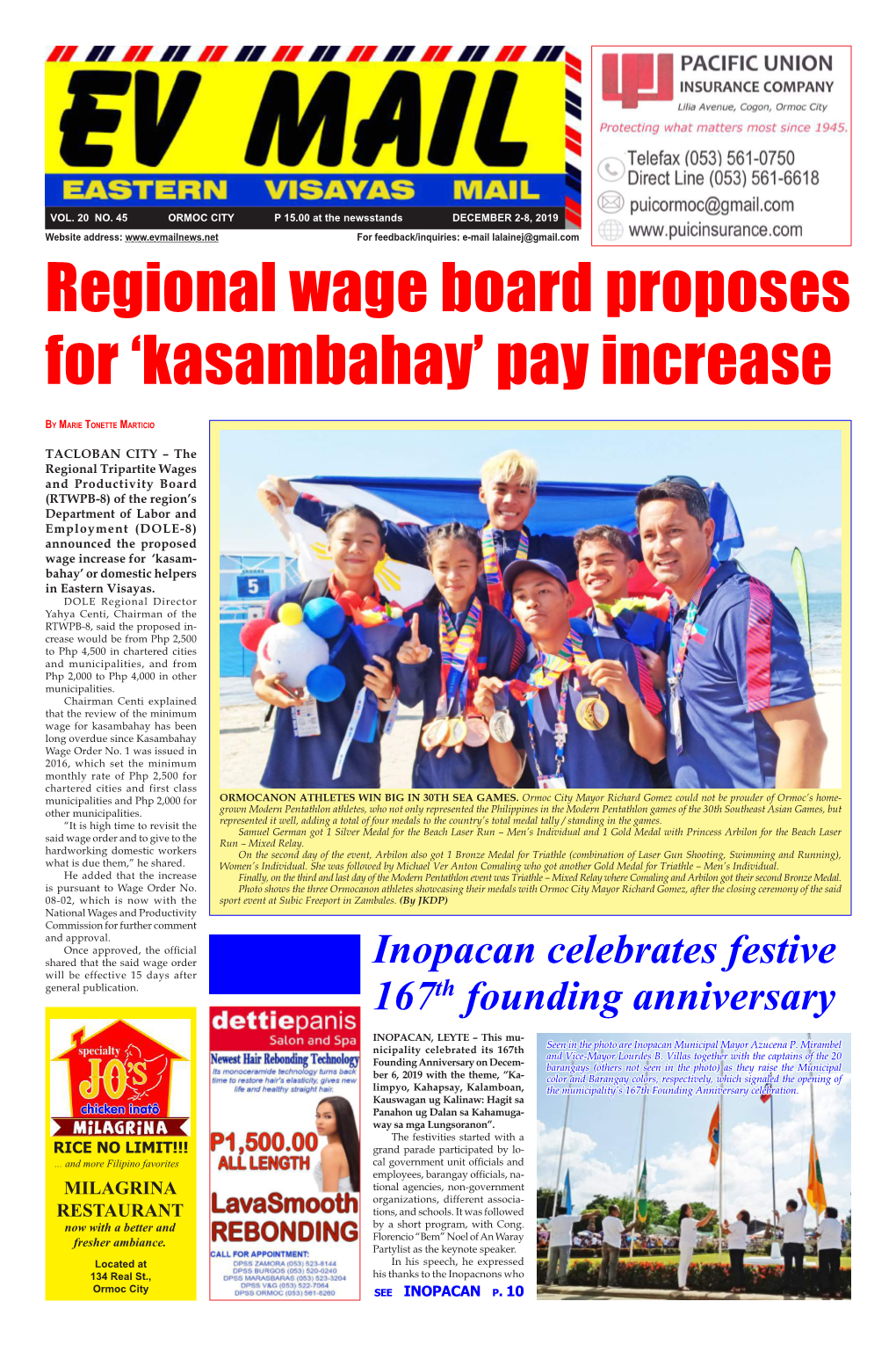 Regional Wage Board Proposes for 'Kasambahay'