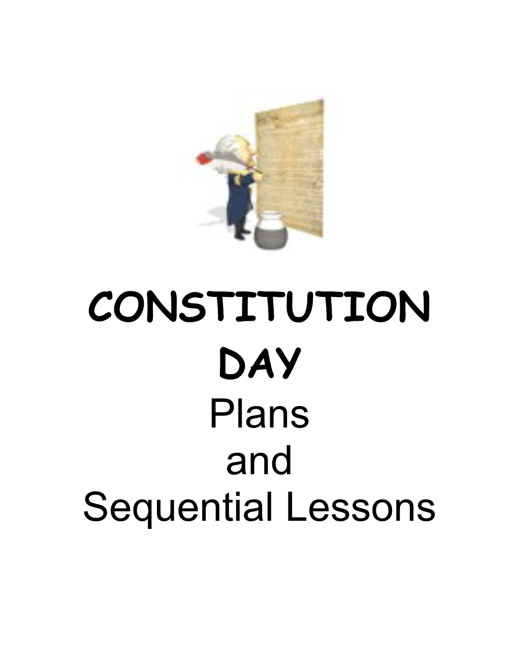 CONSTITUTION DAY Plans
