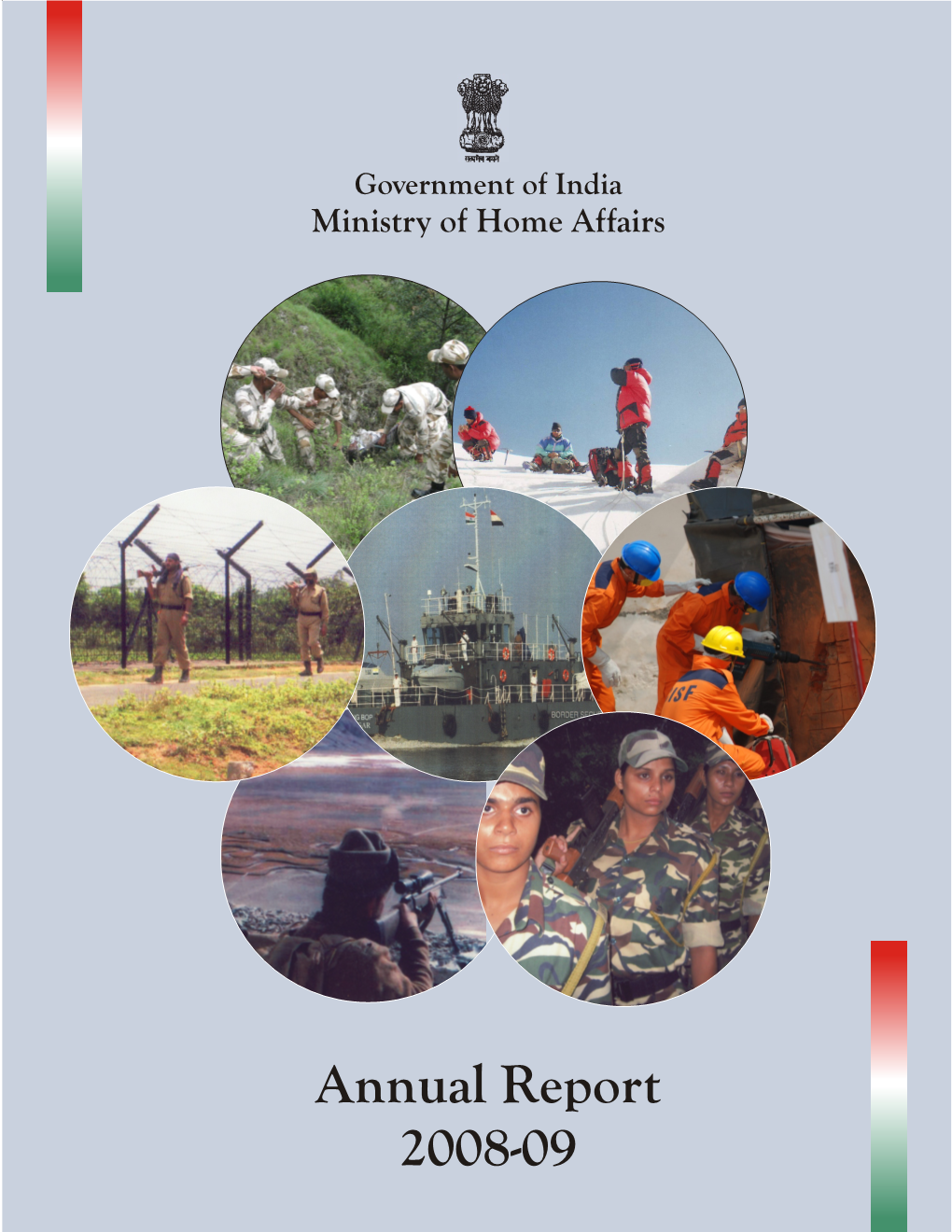 Annual Report 2008-09 Government of India Ministry of Home Affairs