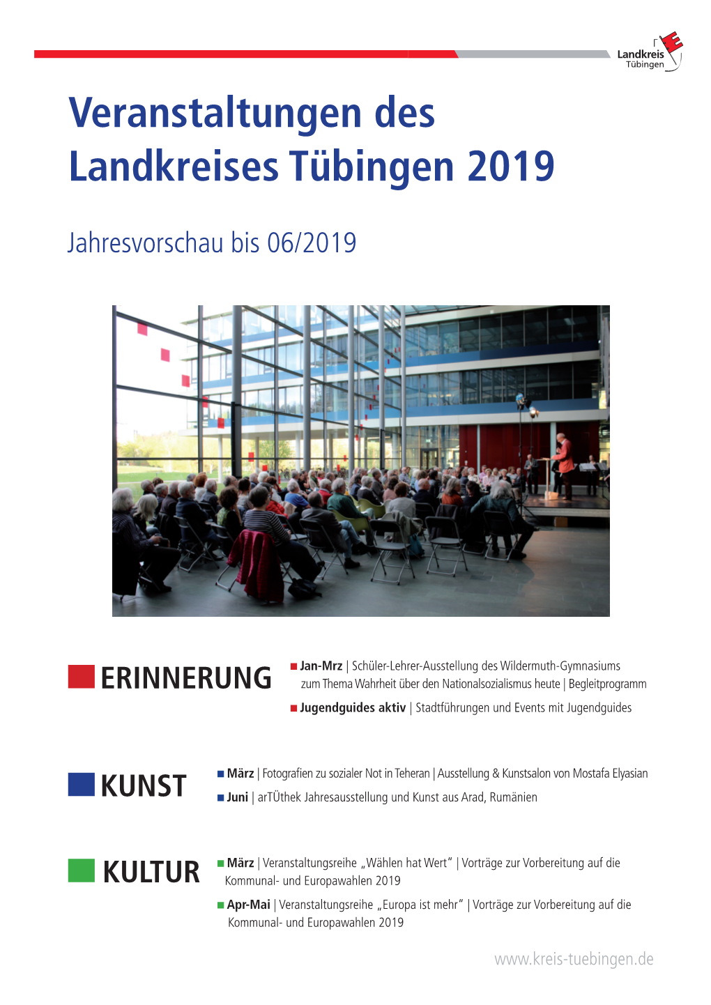 Veranstaltungen Des Landkreises Tübingen 2019