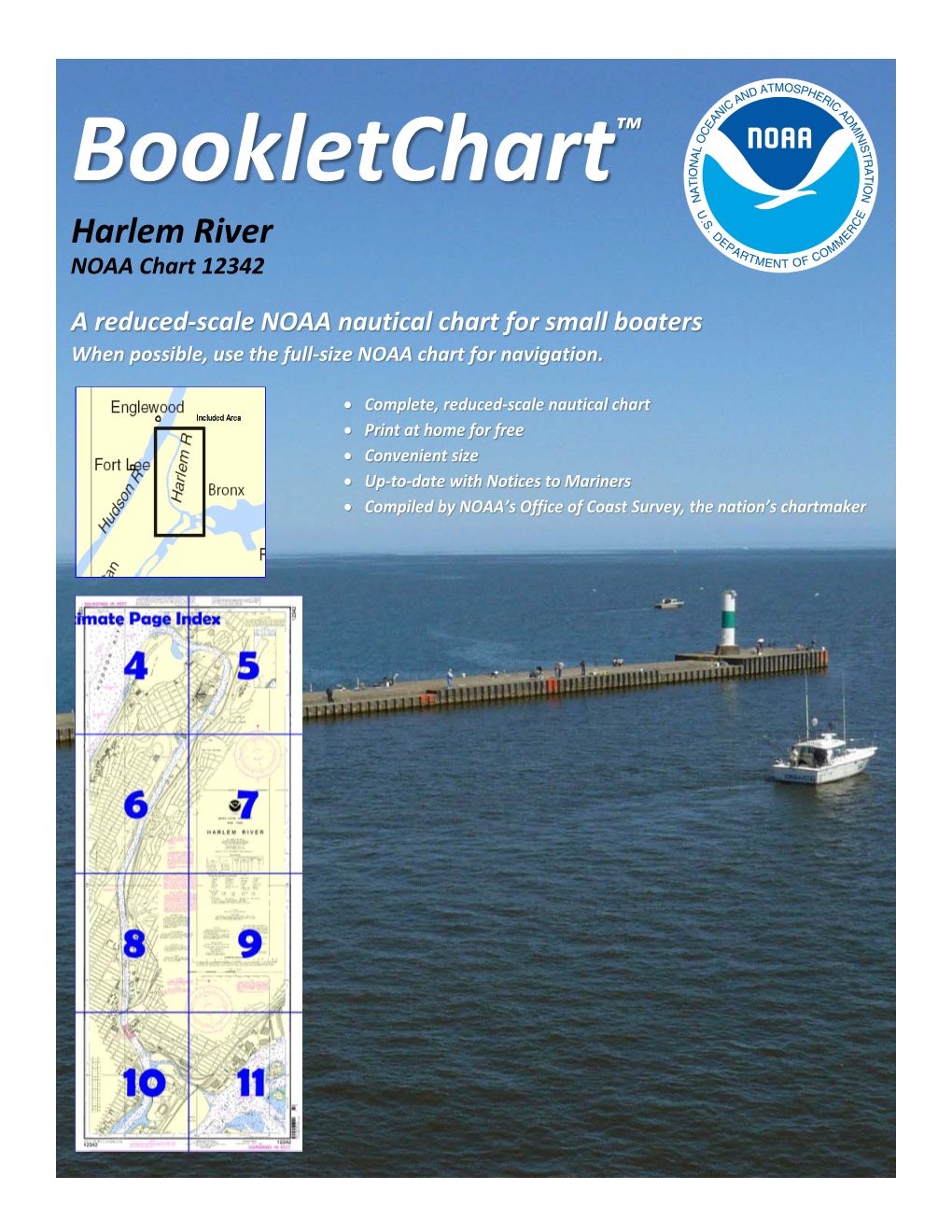 Bookletchart™ Harlem River NOAA Chart 12342 A