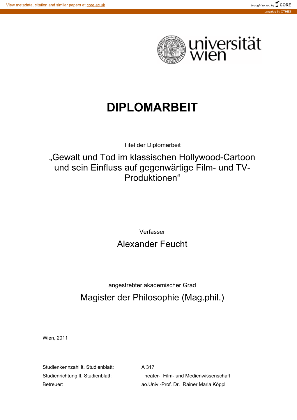 Diplomarbeit