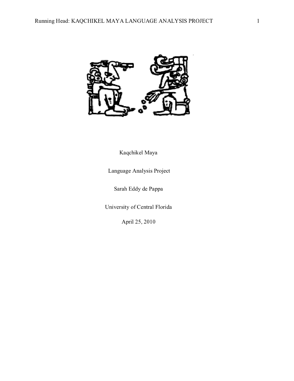 Kaqchikel Maya Language Analysis Project