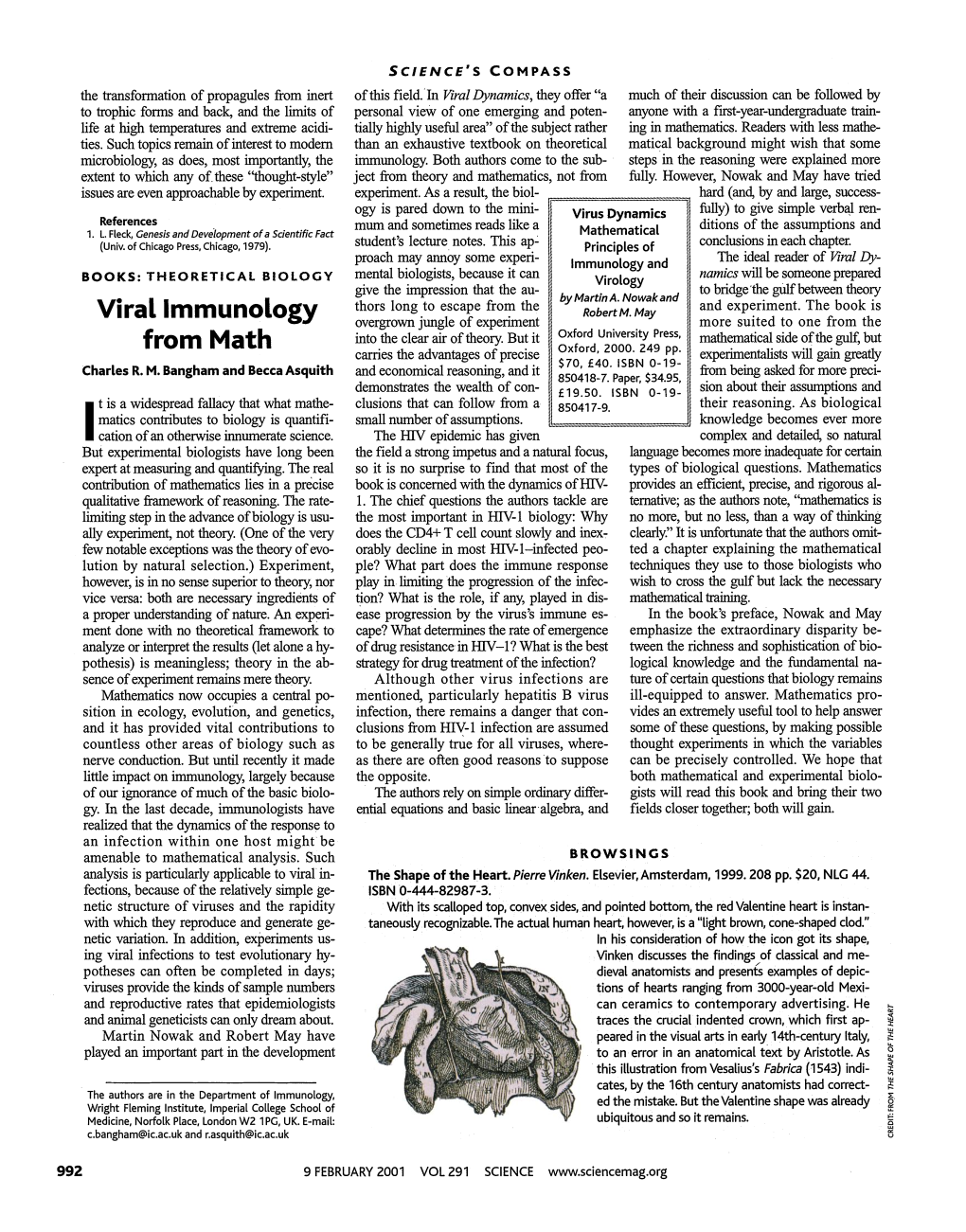 Virus Dynamics: Mathematical Principles of Immunology and Virolog