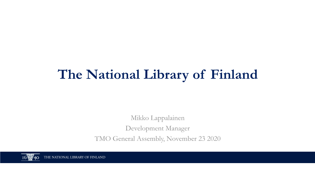 National Library of Finland