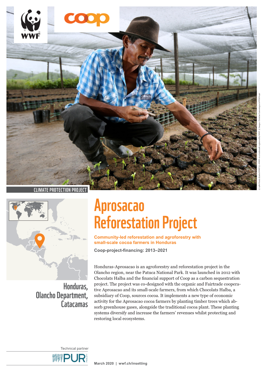 2020 Aprosacao Reforestation Project PUR Projet