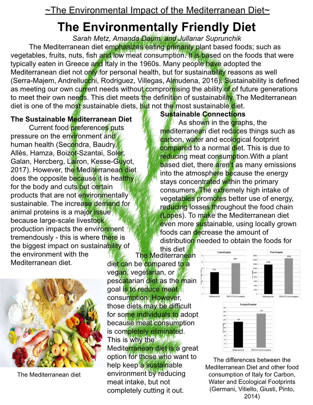 The Environmentally Friendly Diet