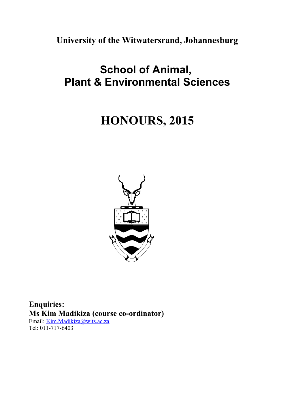 University Of The Witwatersrand, Johannesburg