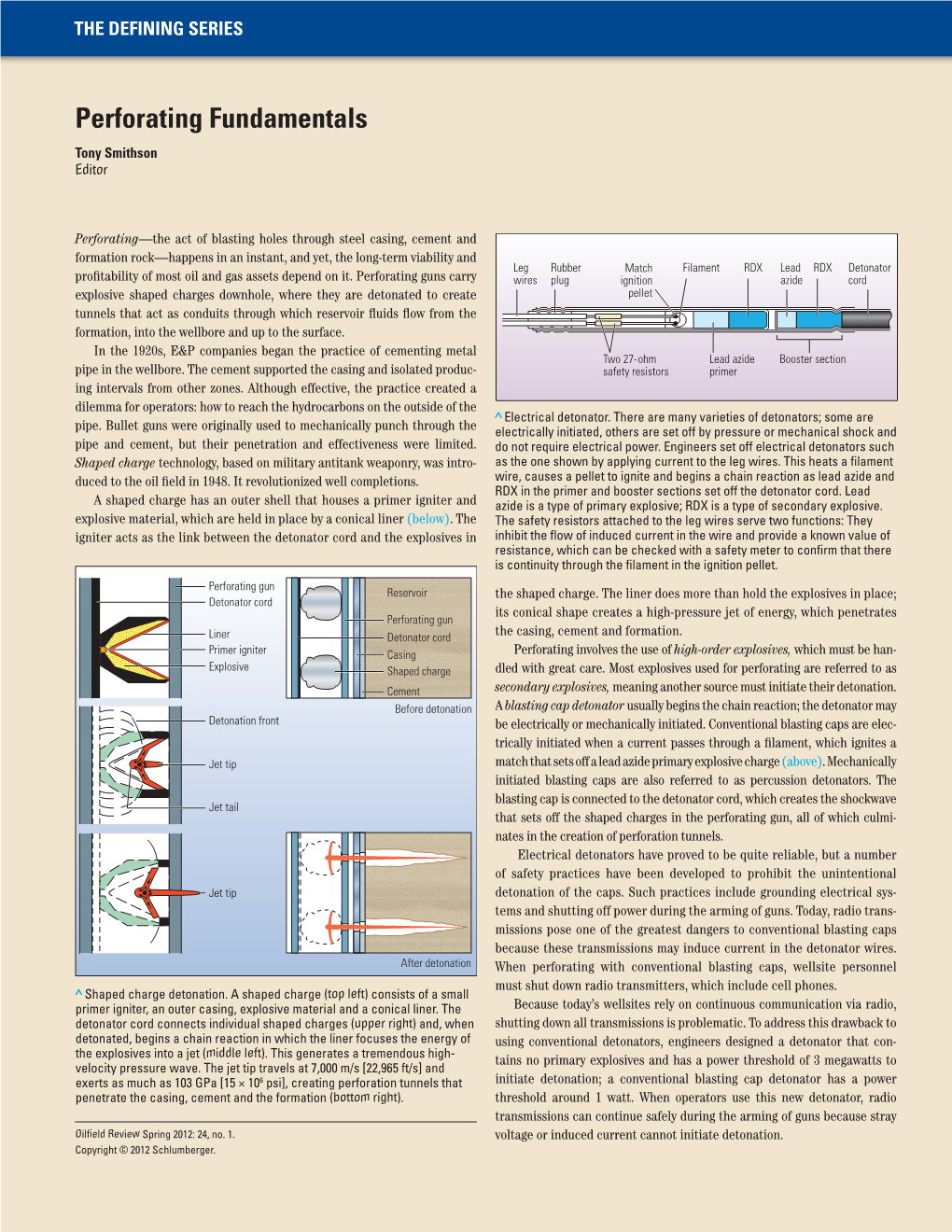 Perforating Fundamentals Tony Smithson Editor