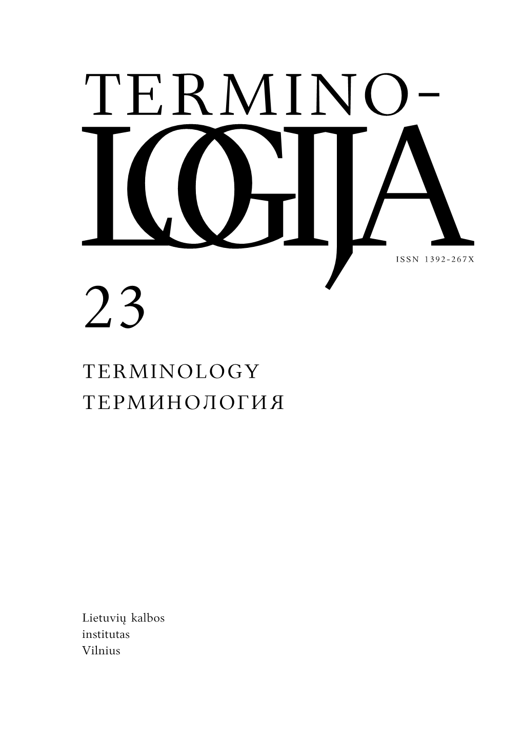 Terminologija 23 (PDF)