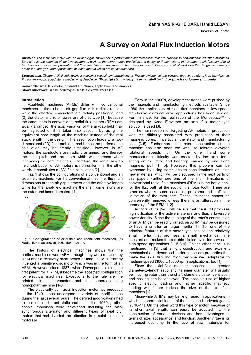 A Survey on Axial Flux Induction Motors