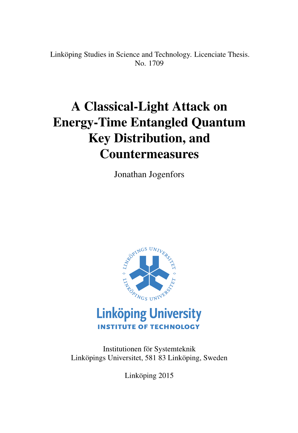 A Classical-Light Attack on Energy-Time Entangled Quantum