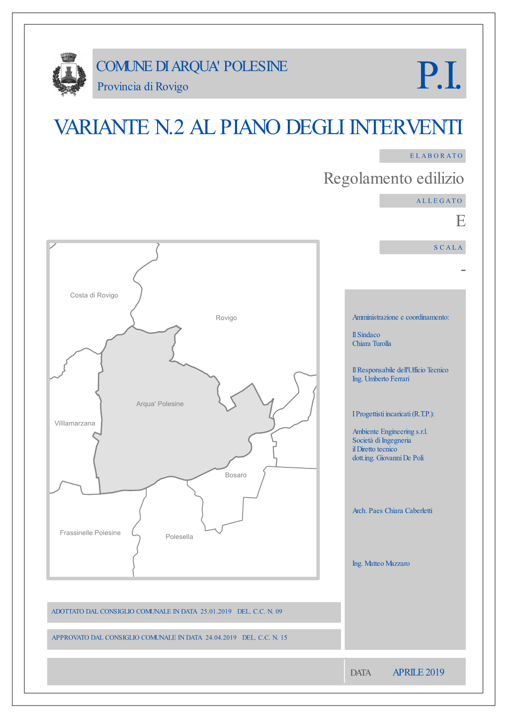 Variante N.2 Al Piano Degli Interventi