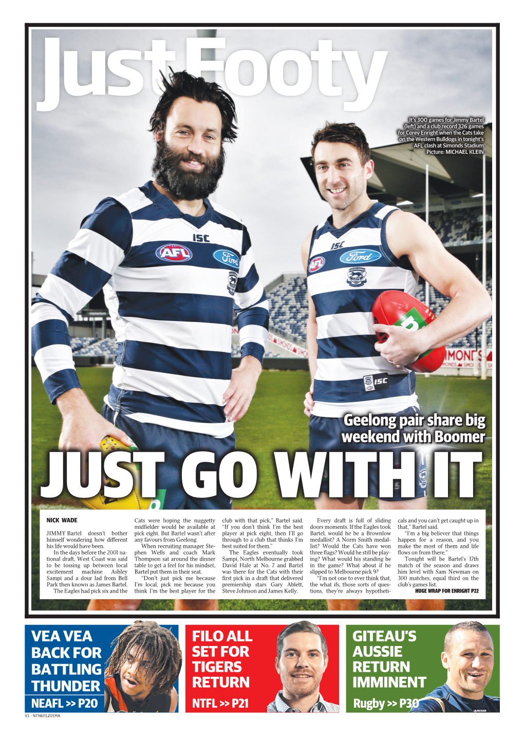 Geelong Pair Share Big Weekend with Boomer