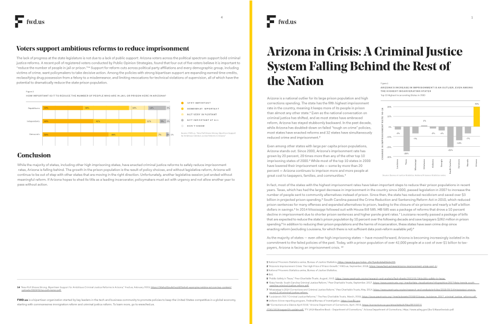 Arizona in Crisis: a Criminal Justice System Falling Behind the Rest Of