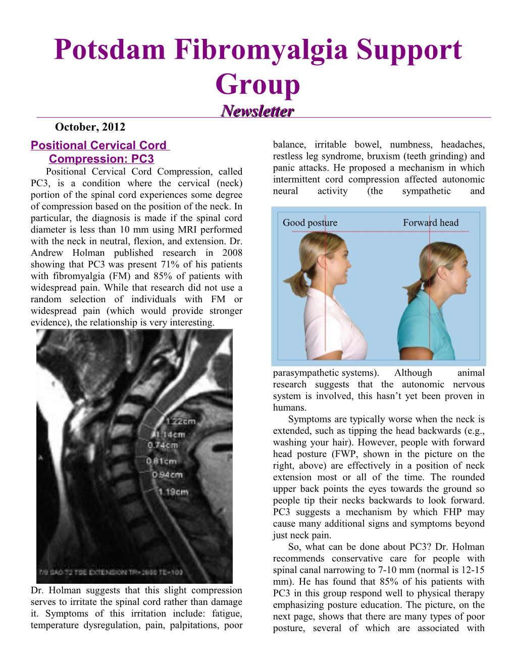 Potsdam Fibromyalgia Support Group s1