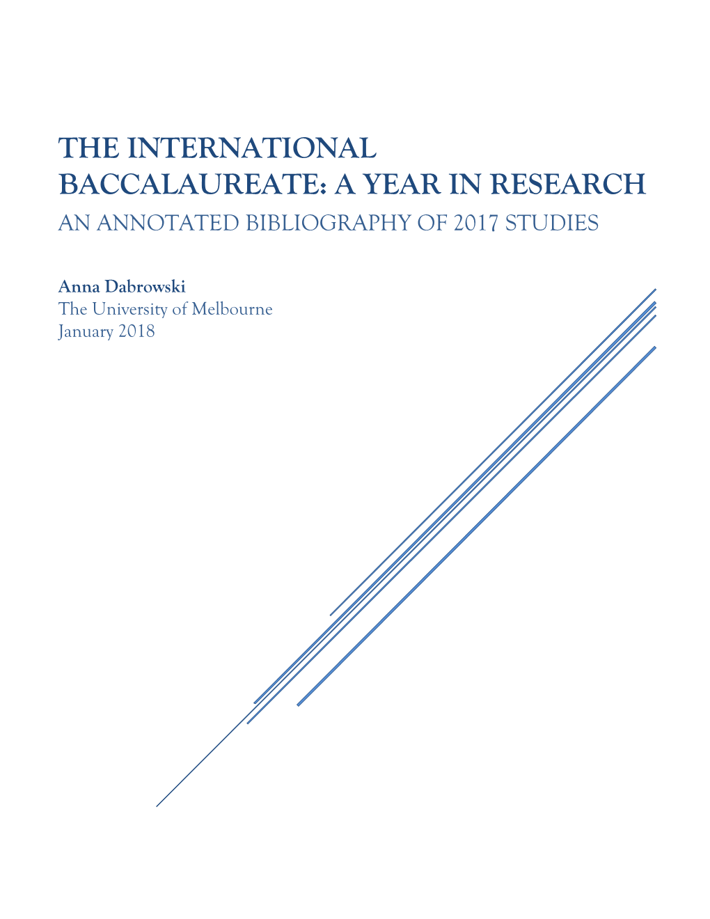 Research on the IB from 2017 [750