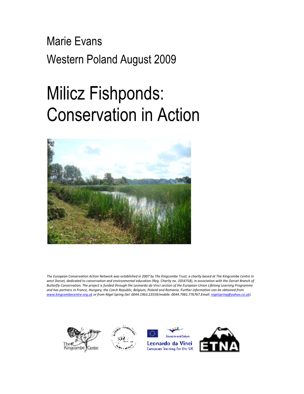 Milicz Fishponds: Conservation in Action