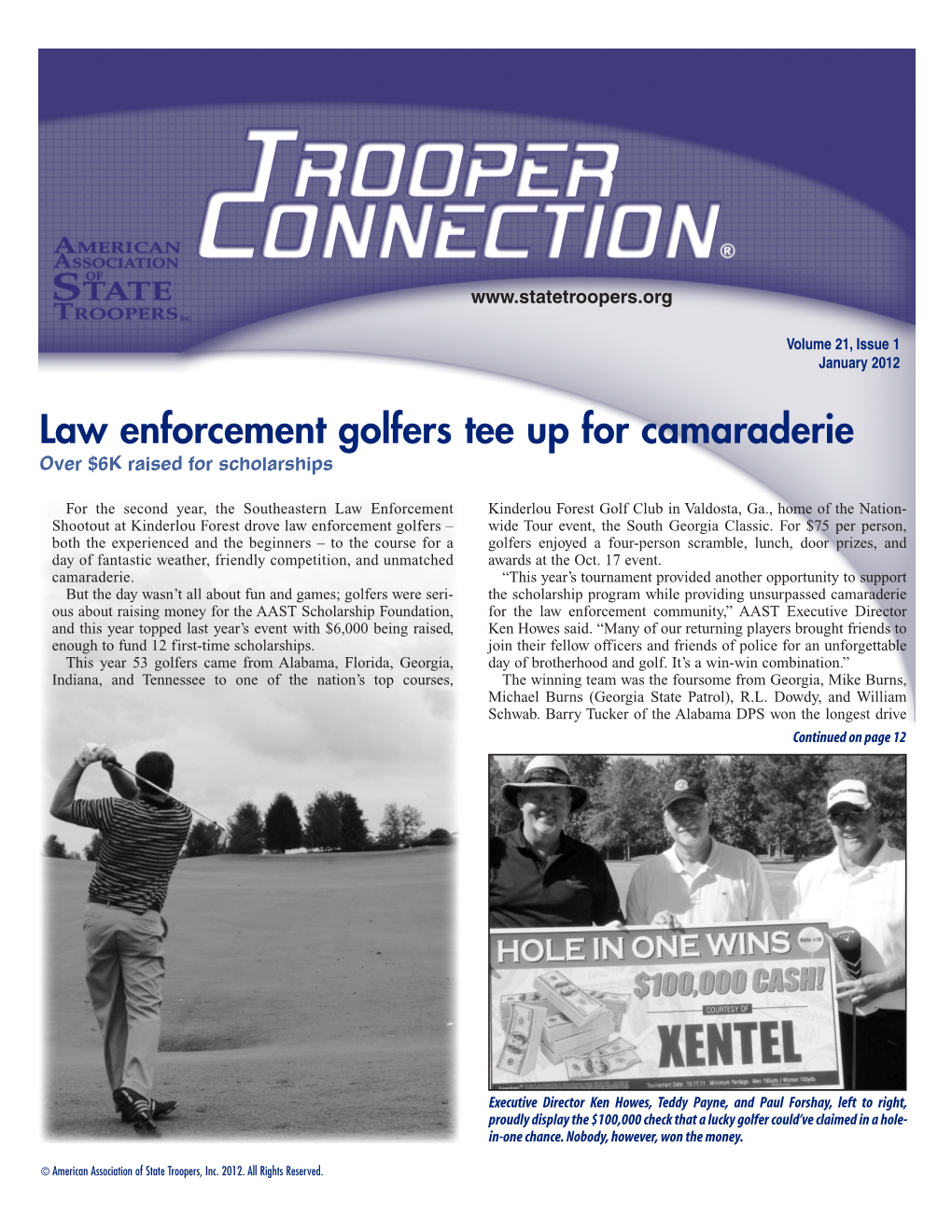 Law Enforcement Golfers Tee up for Camaraderie Over $6K Raised for Scholarships