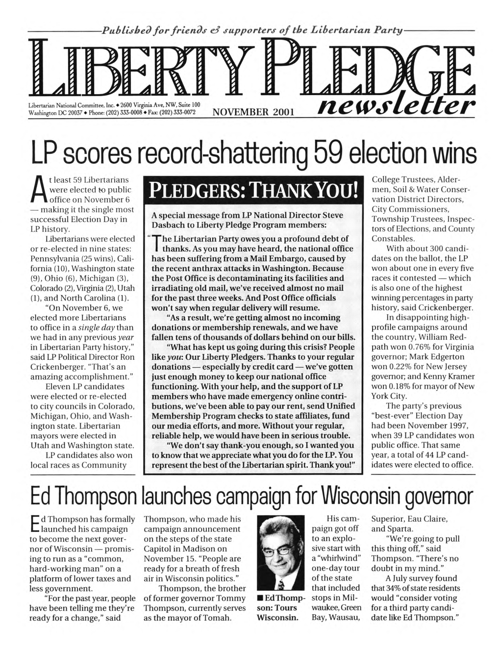 LP Scores Record-Shattering 59 Election Wins A