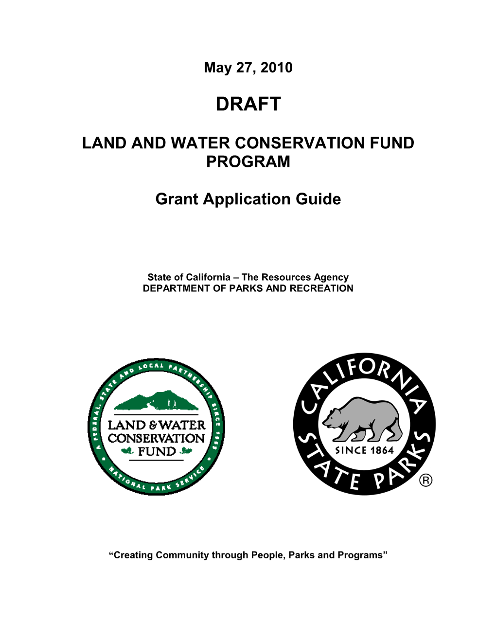 Land and Water Conservation Fund Program