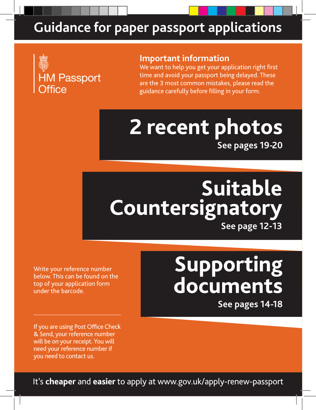 Guidance for Paper Passport Applications