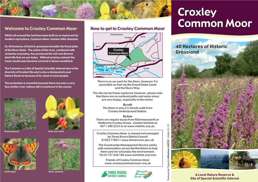 Croxley Common Moor Leaflet