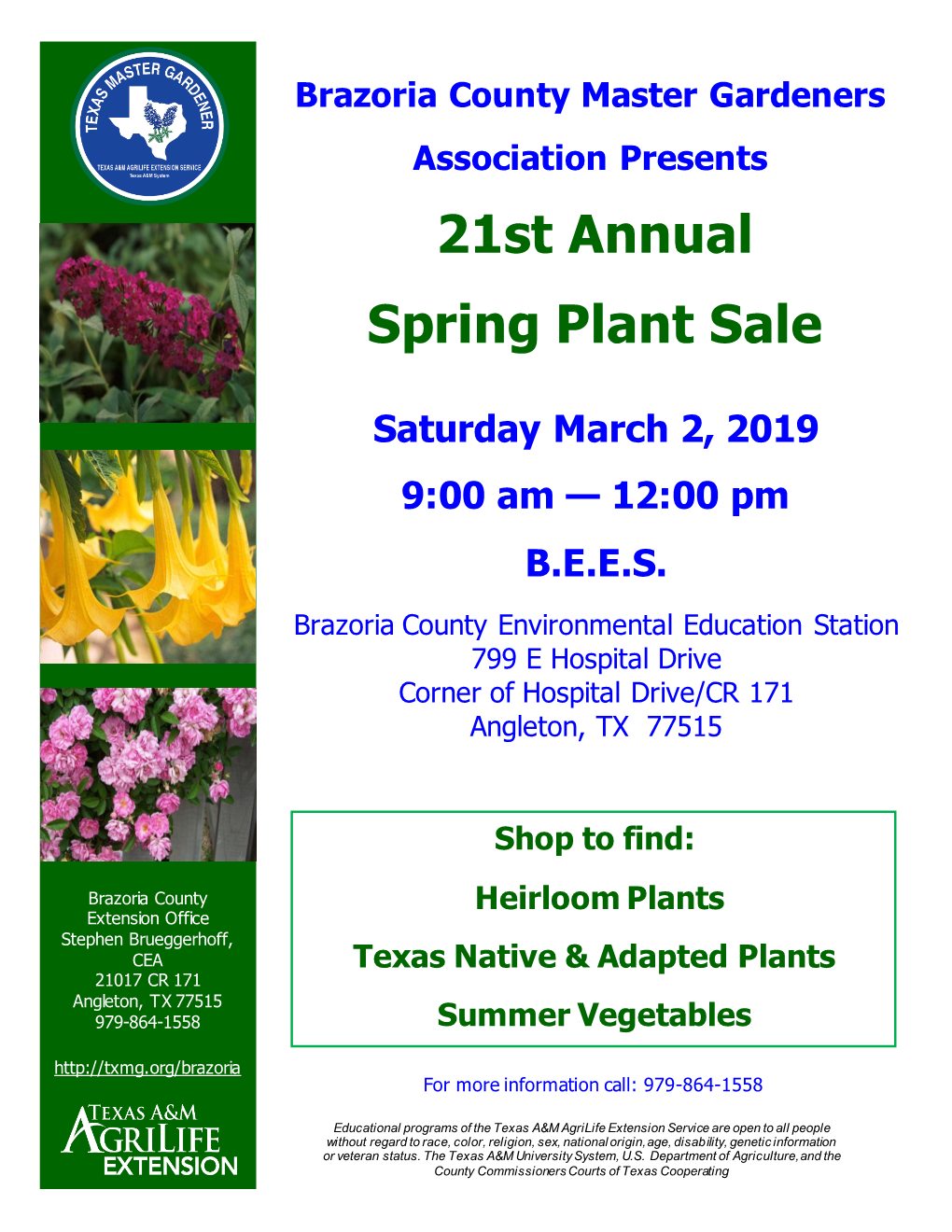 21St Annual Spring Plant Sale