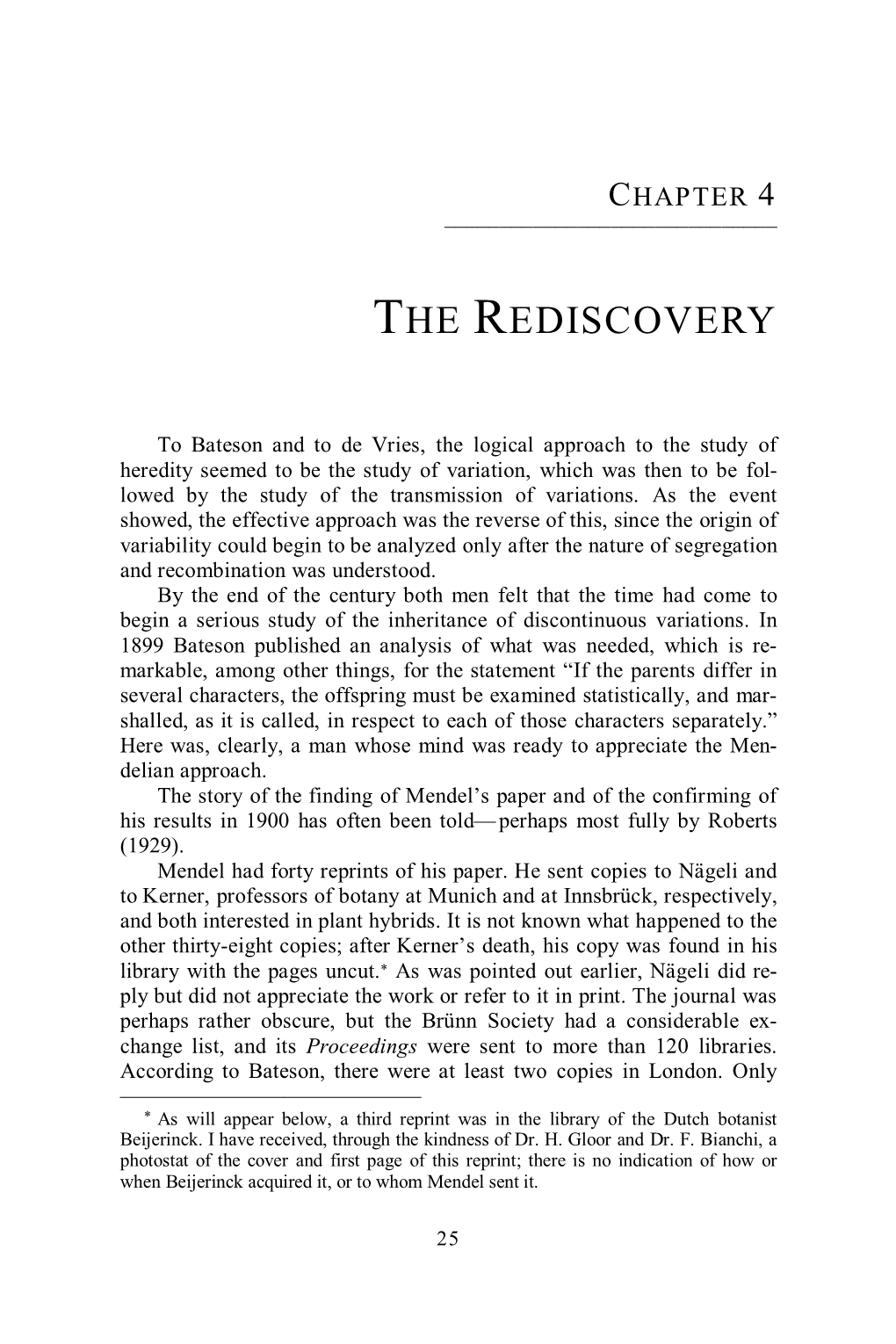 The Rediscovery