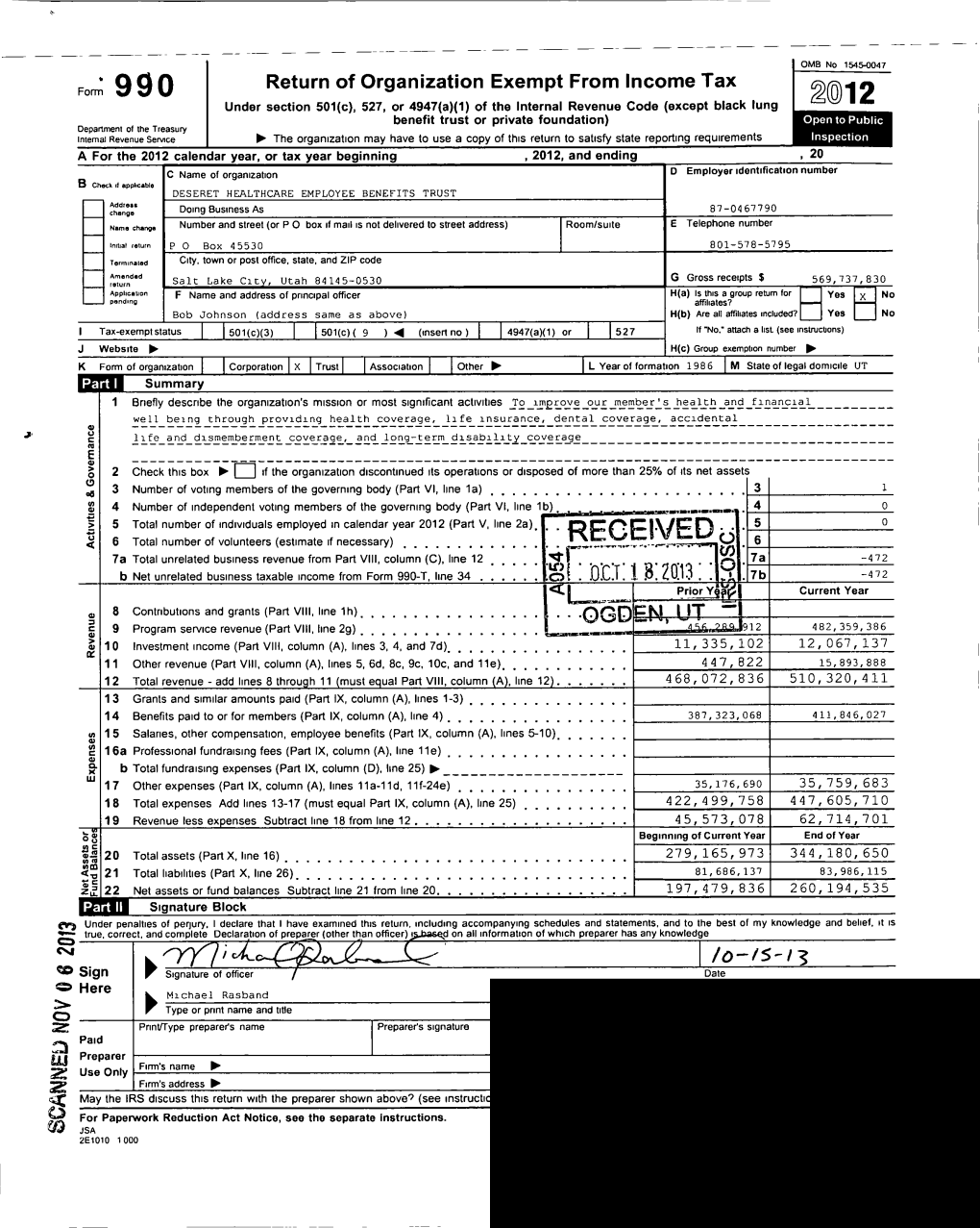 Foy 9 G Q Return of Organization Exempt from Income