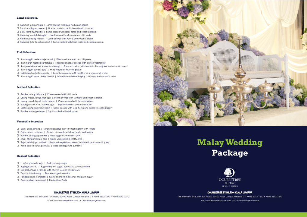 Malay Wedding Package