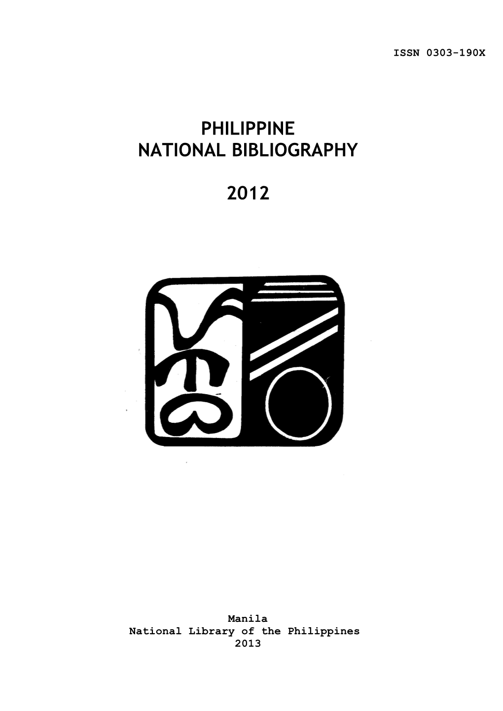 Philippine National Bibliography 2012