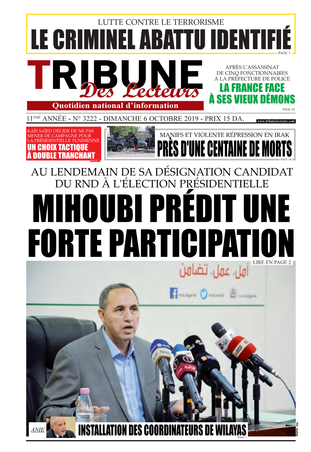 Pdf Tribune Des Lecteurs Du 2019-10-06