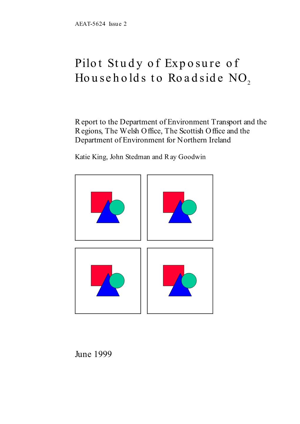 Pilot Study of Exposure of Households to Roadside NO2