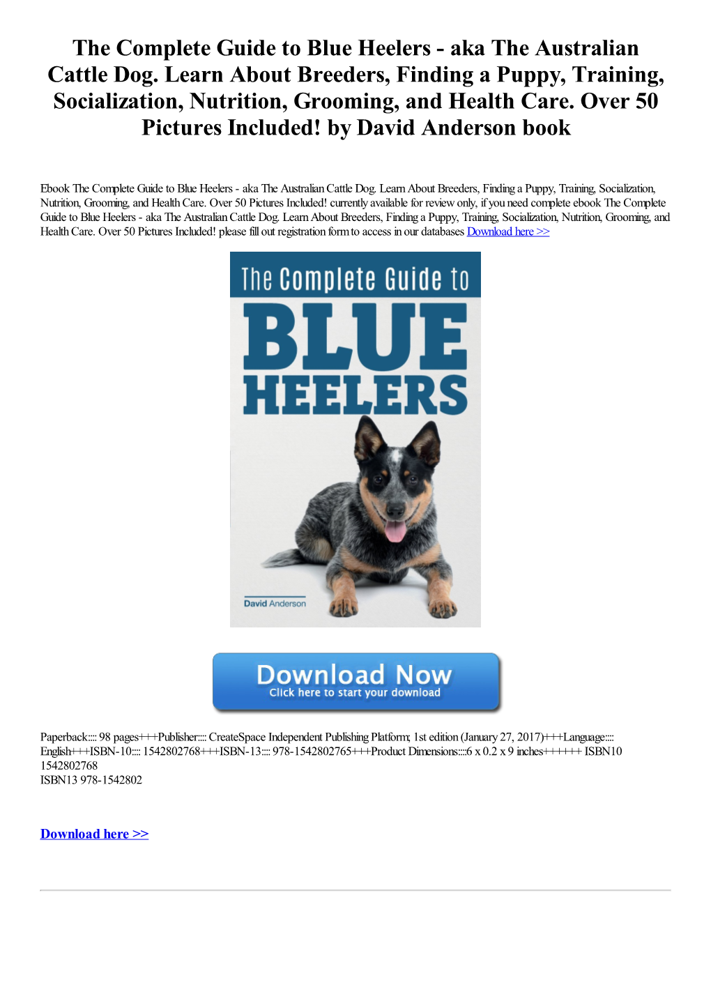 The Complete Guide to Blue Heelers - Aka the Australian Cattle Dog