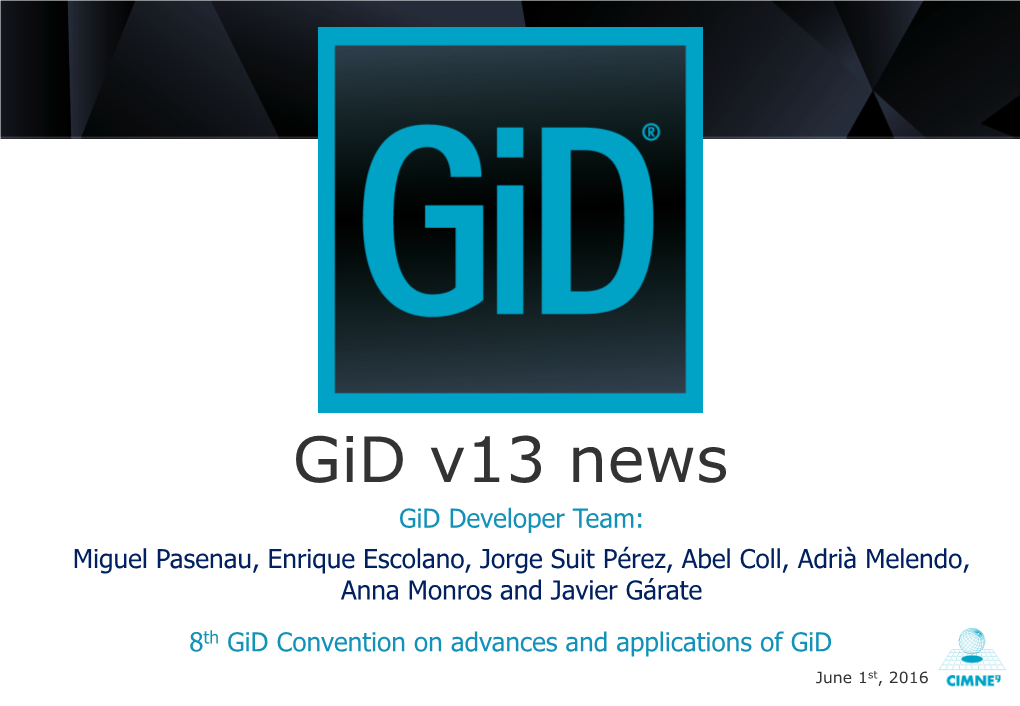 Gid V13 News