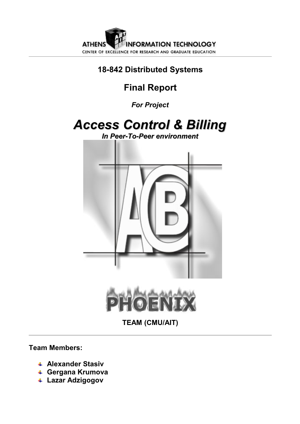 ACB Access Control & Billing