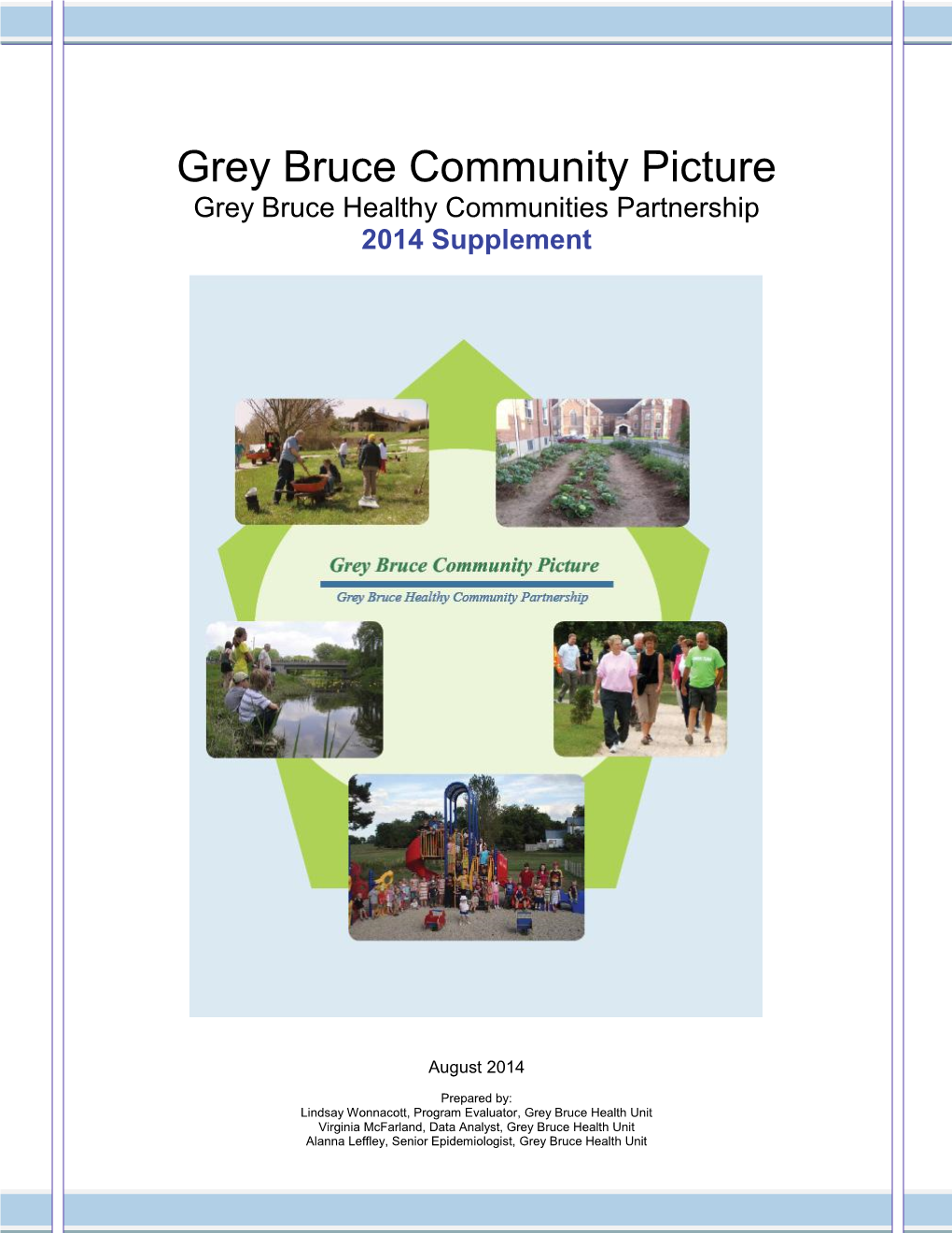 Grey Bruce Healthy Community Picture – 2014 Supplement