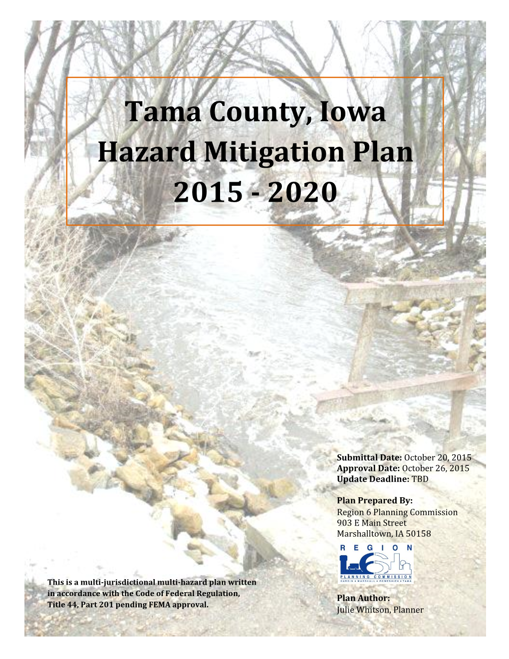 Tama County Hazard Mitigation Planning Process