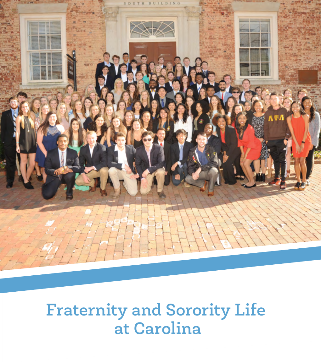 Fraternity and Sorority Life at Carolina